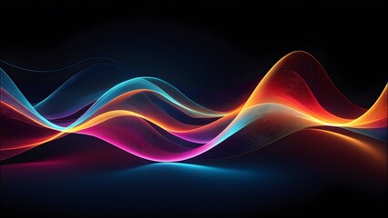 Obraz premium Dynamic and abstract digital illustration showing the impact of small actions.