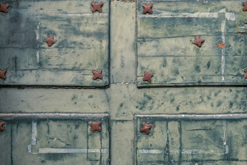 Detail einer alten Tür, Apulien