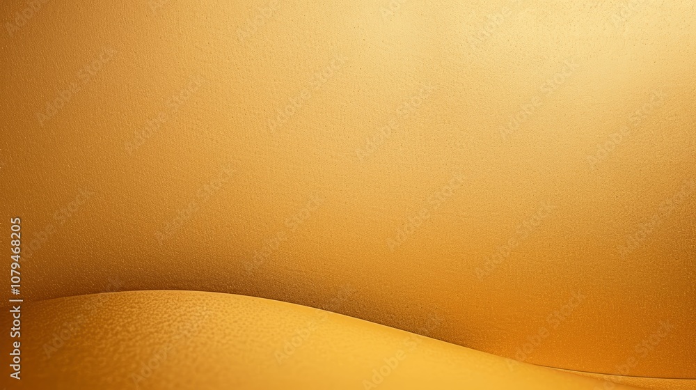 Aufkleber elegant light golden background with gradient texture