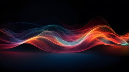 Dynamic and abstract digital illustration showing the impact of small actions.