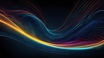 Dynamic and abstract digital illustration showing the impact of small actions.