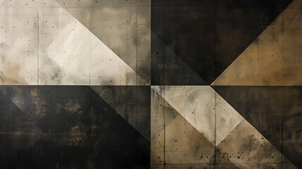 Overlapping Diagonal Layers in Luxurious Abstract Style