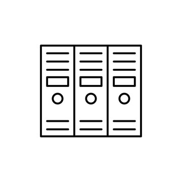 black line art binders clip art preview