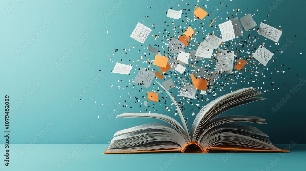Poster explore the fusion of traditional learning and digital innovation through an open textbook that enga