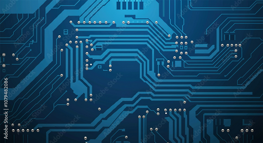 Poster modern technology circuit board texture background design. quantum computer technologies concepts, l
