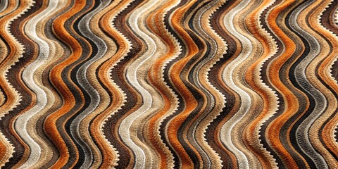 Wavy Brown and Orange Fabric Texture, fabric texture, fabric design