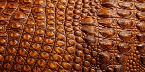 Close-up of Alligator Skin Texture, Reptile Skin, Alligator Hide