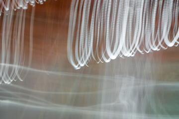 Light abstract with color streaks