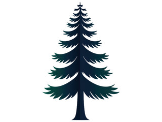 Obraz premium Elegant Evergreen Tree Design for Nature Themes