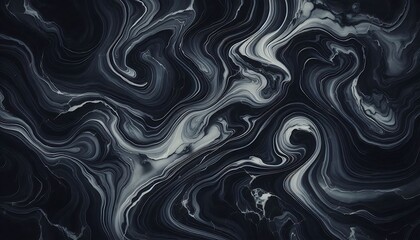 Obraz premium Dark, deep charcoal marble texture with subtle veining, elegant texture black marble