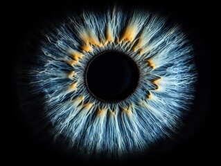 Close Up of a Human Iris
