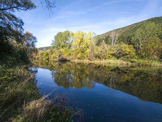Iskar river near Pancharevo lake, Bulgaria