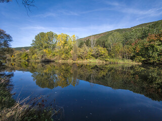 Iskar river near Pancharevo lake, Bulgaria