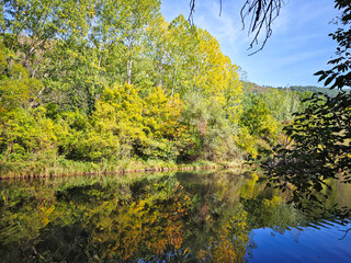 Iskar river near Pancharevo lake, Bulgaria