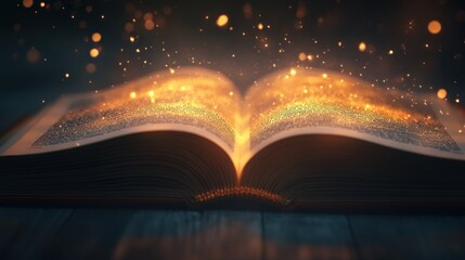 Magic Book with Sparks