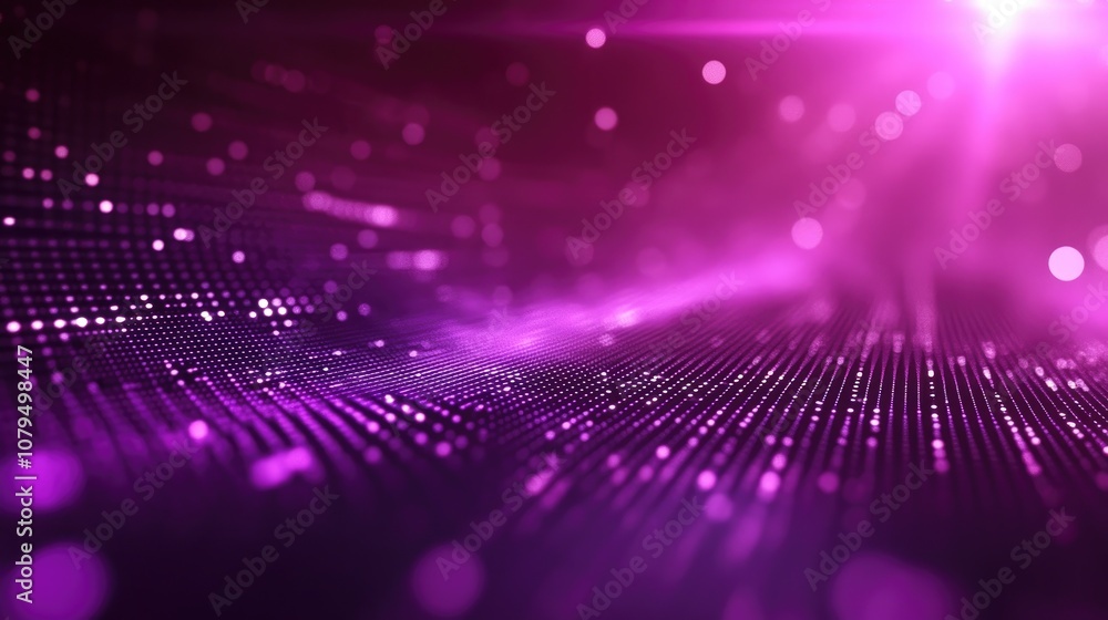 Poster abstract digital technology background featuring blurred and dynamic lights characterized by precisi