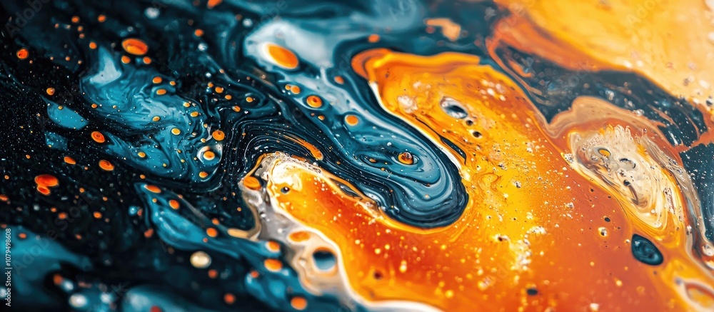Poster copper hydroxide abstract background in different light