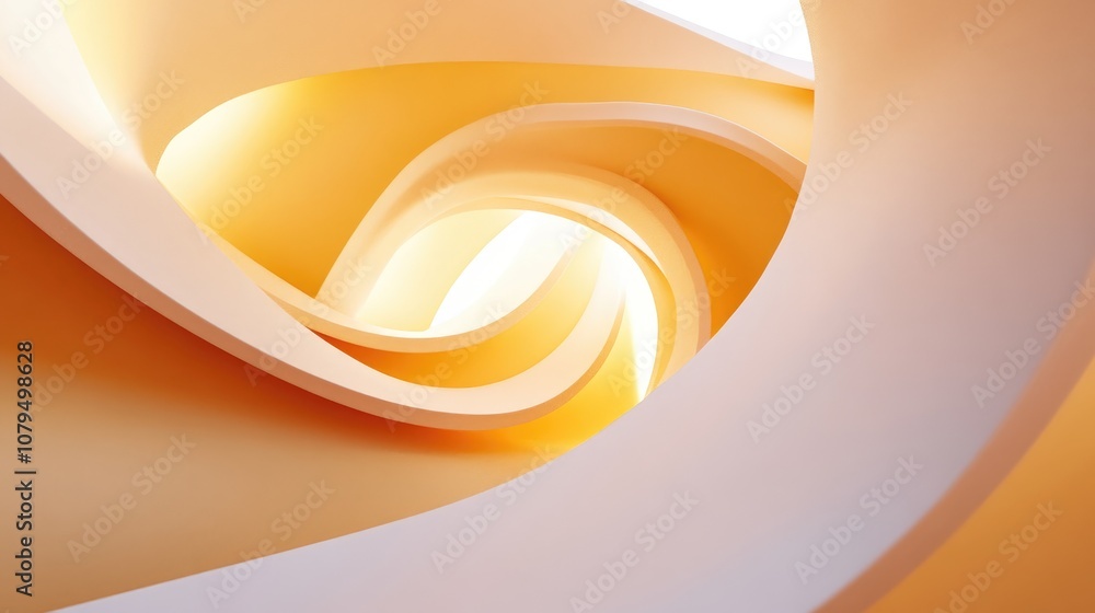 Poster elegant abstract minimalist background 3d illustration 3d rendering