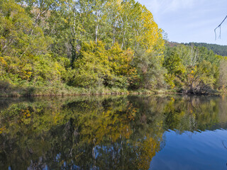 Iskar river near Pancharevo lake, Bulgaria