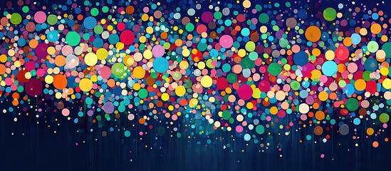 Amazing Design Colorful Dots Abstract