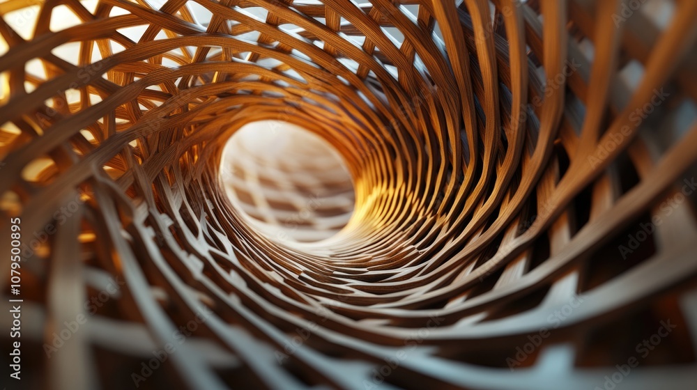 Aufkleber sophisticated geometric background in minimalistic style 3d illustration 3d rendering