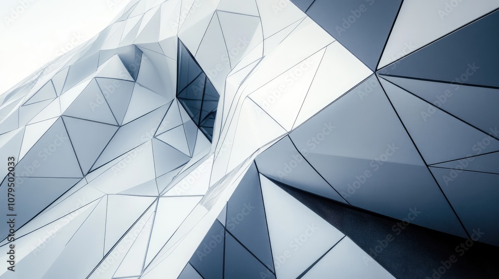 Aufkleber geometric design background in architecture