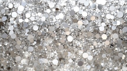 Elegant shimmering confetti or light background in platinum silver and white perfect for festive invitations like birthdays weddings and holiday celebrations