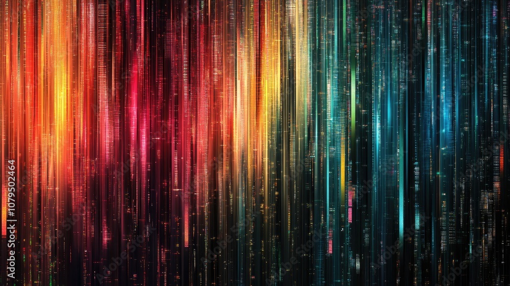 Poster abstract digital data backdrop