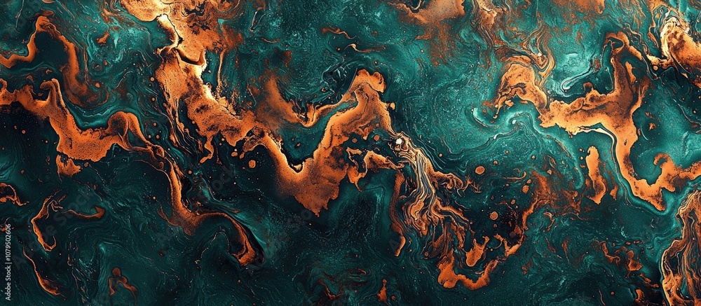 Poster copper hydroxide abstract background in different light