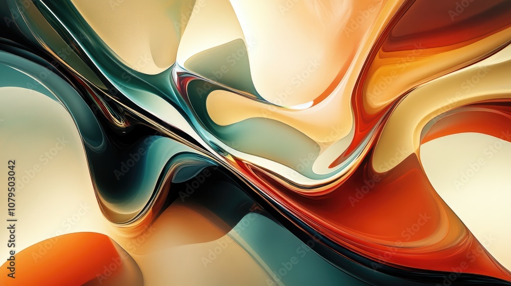 Aufkleber digital artwork featuring an abstract background design
