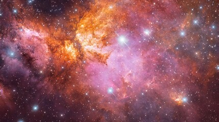 Obraz premium Vibrant galaxy filled with stars and cosmic dust