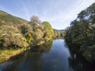 Iskar river near Pancharevo lake, Bulgaria