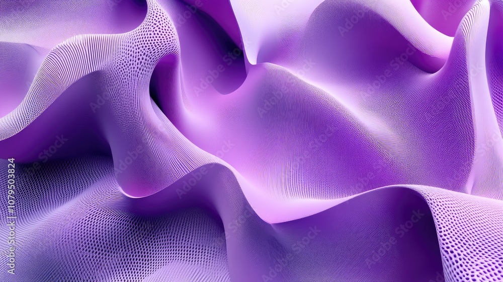 Poster abstract purple background for design and decoration in 3d cartoon rendering