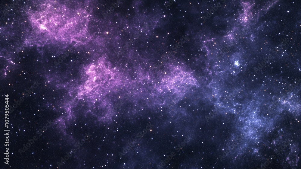 Poster universe cosmos background in 3d cartoon rendering
