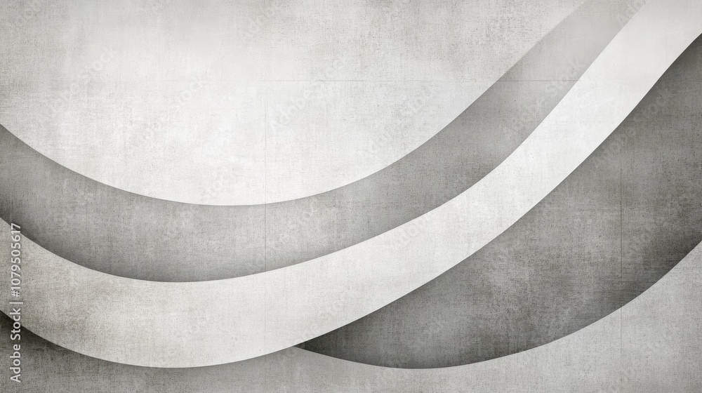 Aufkleber panoramic gray line drawing on kraft paper texture with soft white light ideal for wide screen wallp