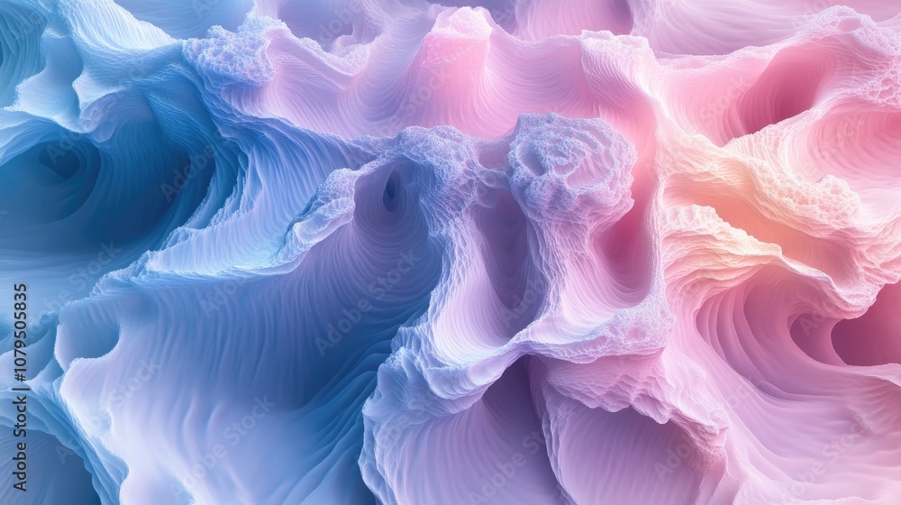 Poster 3d rendered fractal design suitable for use as a background