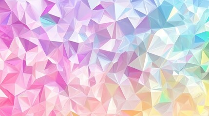 Abstract low poly geometric background with a colorful polygonal mosaic pattern