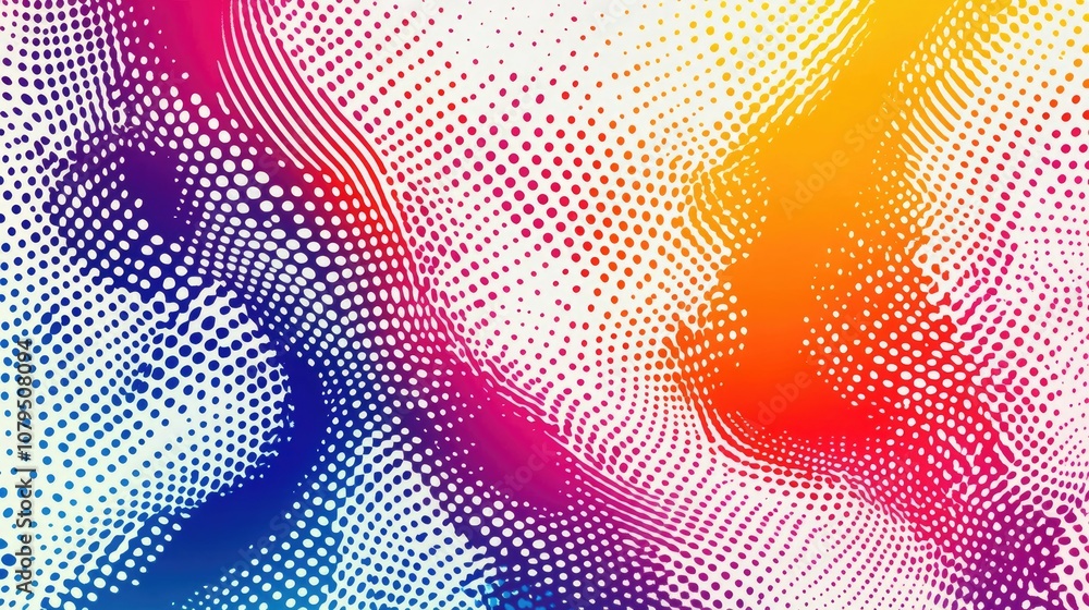 Poster dotted gradient pattern suitable for business use creative geometric backdrop in halftone style feat