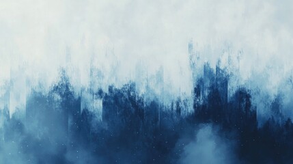 3D cartoon depiction of a white blurred backdrop featuring a blue geometric repeat with a black space dirty art style abstract star watercolor smoked cosmos dyework bright sparkle paint sky ink te