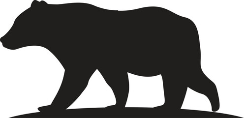 Bear vector silhouette