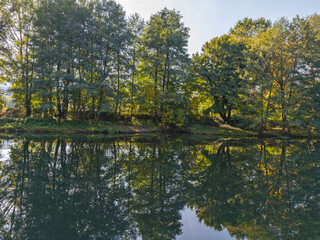 Iskar river near Pancharevo lake, Bulgaria