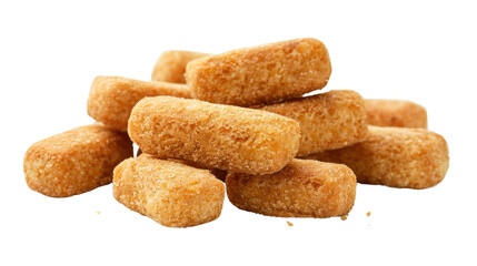 Baby rusks on white transparent background
