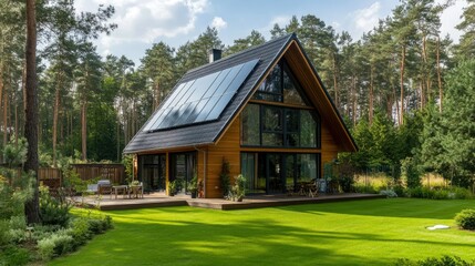 Modern Eco-Friendly House in Nature