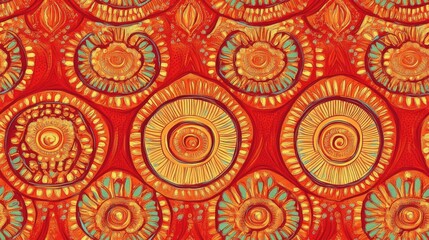 Seamless traditional Indian pattern