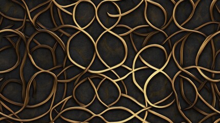 Antique seamless background featuring a spiral polygon cross tracery frame perfect for wallpaper decoration or greeting card design templates