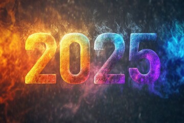 text "2025" , effect , photoshop mockup , ai
