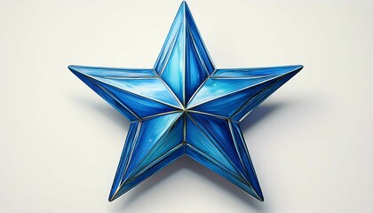 silver christmas star