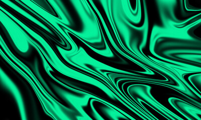 A swirling abstract background in vibrant green and black hues, creating a dynamic and energetic pattern.