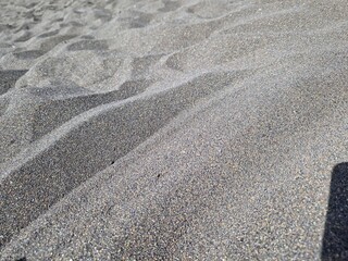 tracks in sand