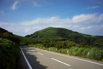 夏の西天城高原線